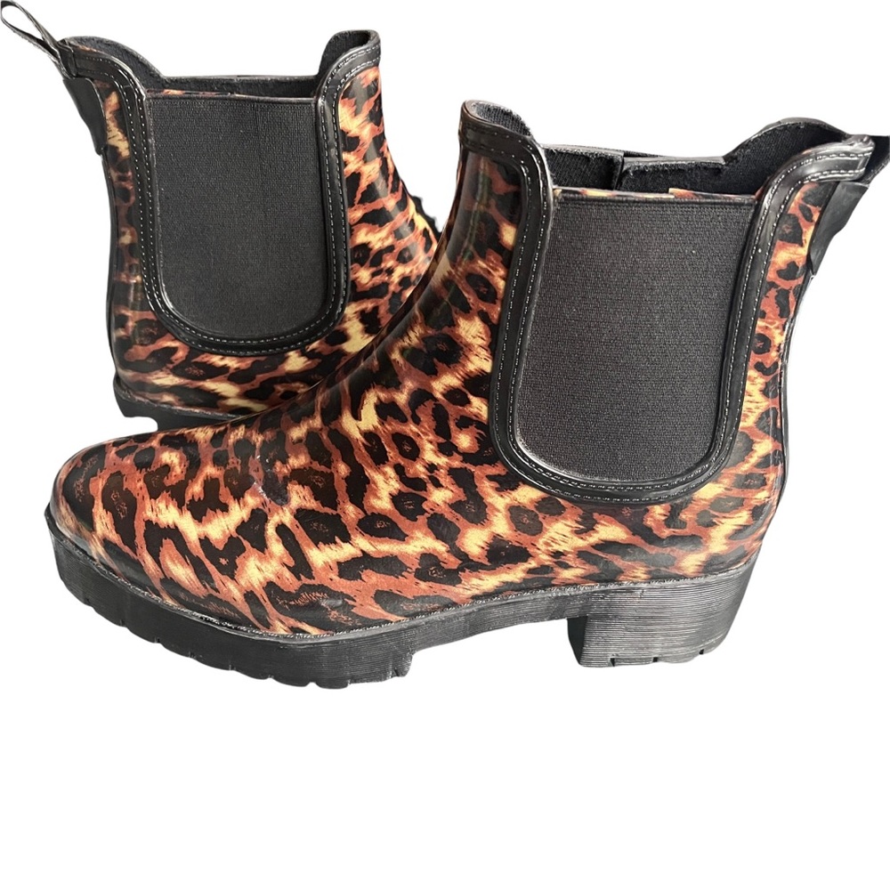 Jeffrey Campbell Animal Print Winter Boots